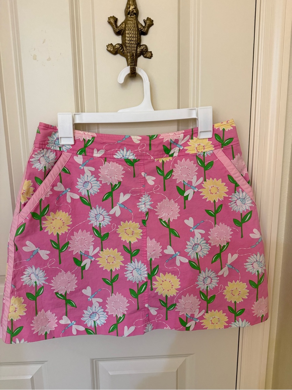 Womens white label Lilly Pulitzer Floral Print Skort